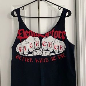 Vintage deconstructed hardcore tank (unisex small)